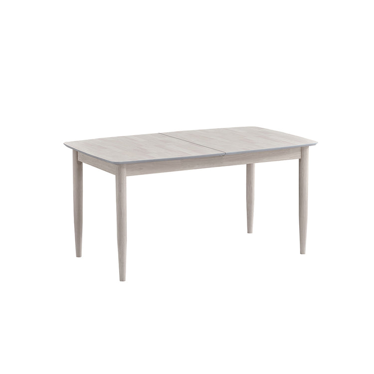 ACTU 826 7-Piece Dining Set for 6; White Wash; table view
