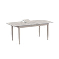 ACTU 826 Dining Table; White Wash; table only