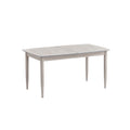 ACTU 826 Dining Table; White Wash; table only
